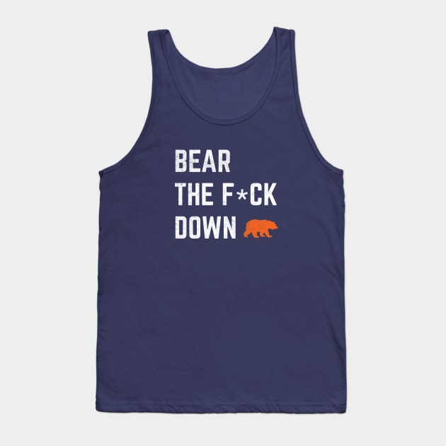 Bear the F*ck Down Tank Top by BodinStreet